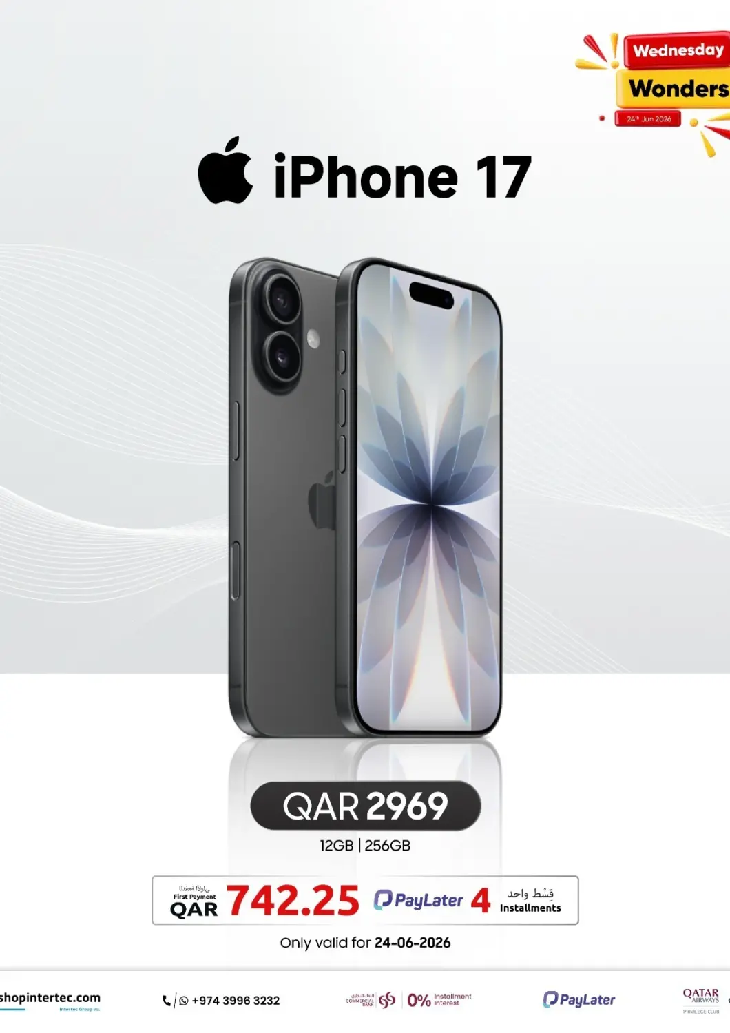 Qatar - Al-Shahaniya Intertec Group WLL offers in D4D Online. Wednesday Wonders. . Till 24th June