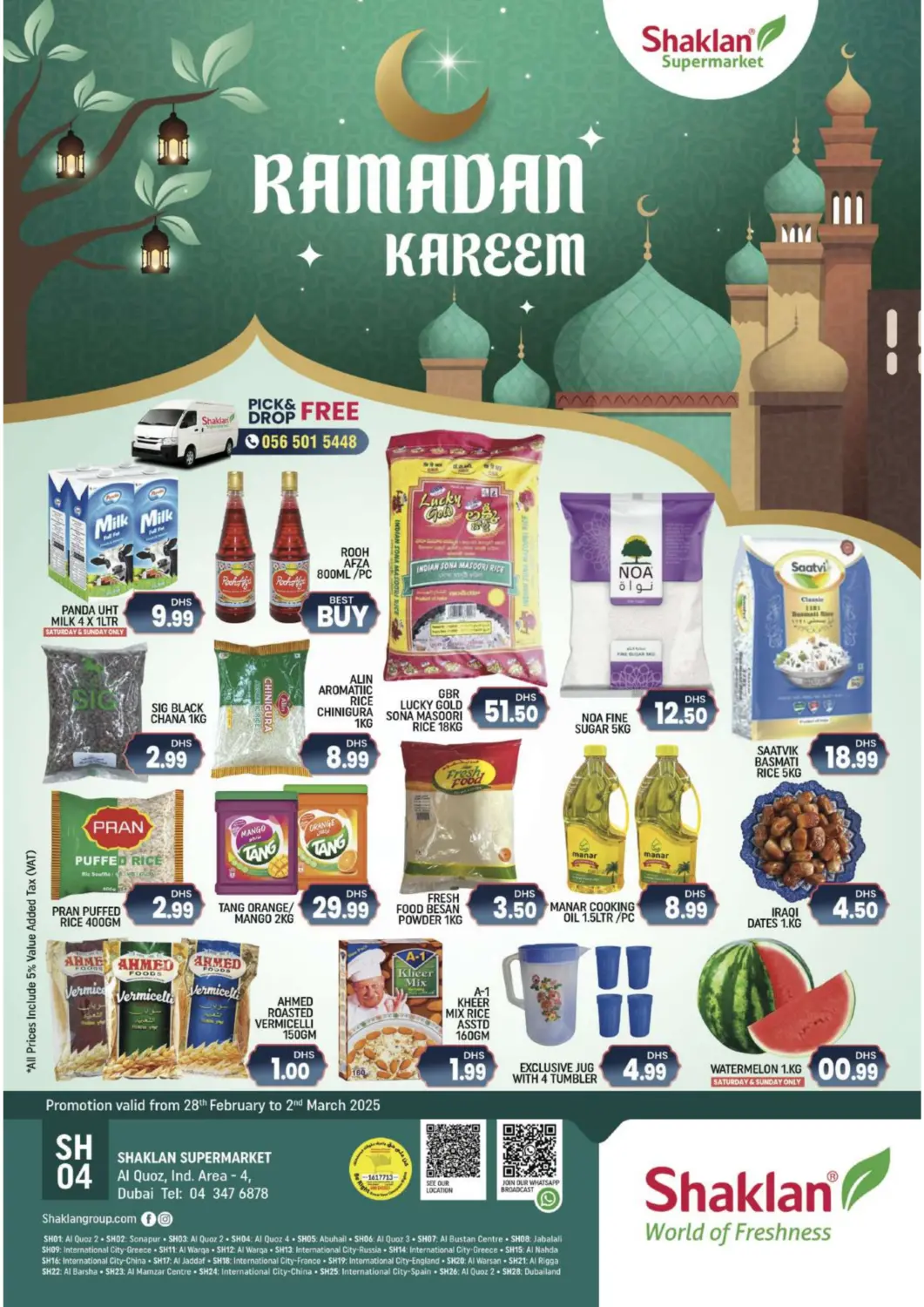 UAE - Dubai Shaklan  offers in D4D Online. Al Qouz Industrial Area 4-Dubai. . Till 2nd March