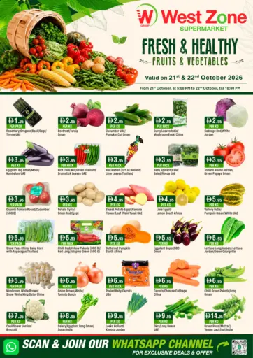 Fresh & Healthy Fruits And Vegetables
