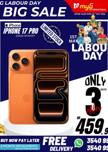 MyG Labour Day Big Sale