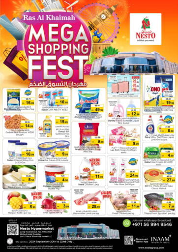 UAE - Dubai Nesto Hypermarket offers in D4D Online. Lamp Roundabout - Ras Al Khaimah. . Till 22nd September