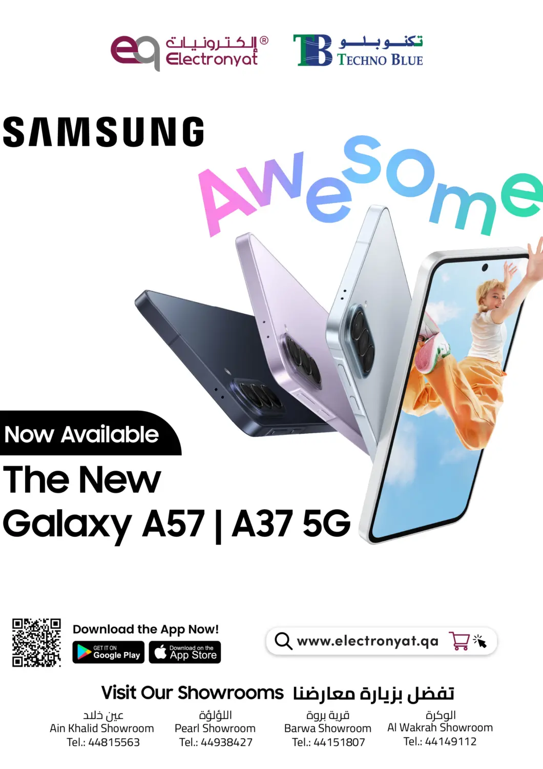 Qatar - Umm Salal Techno Blue offers in D4D Online. The New Galaxy A57|A37 5G. . Till 30th April