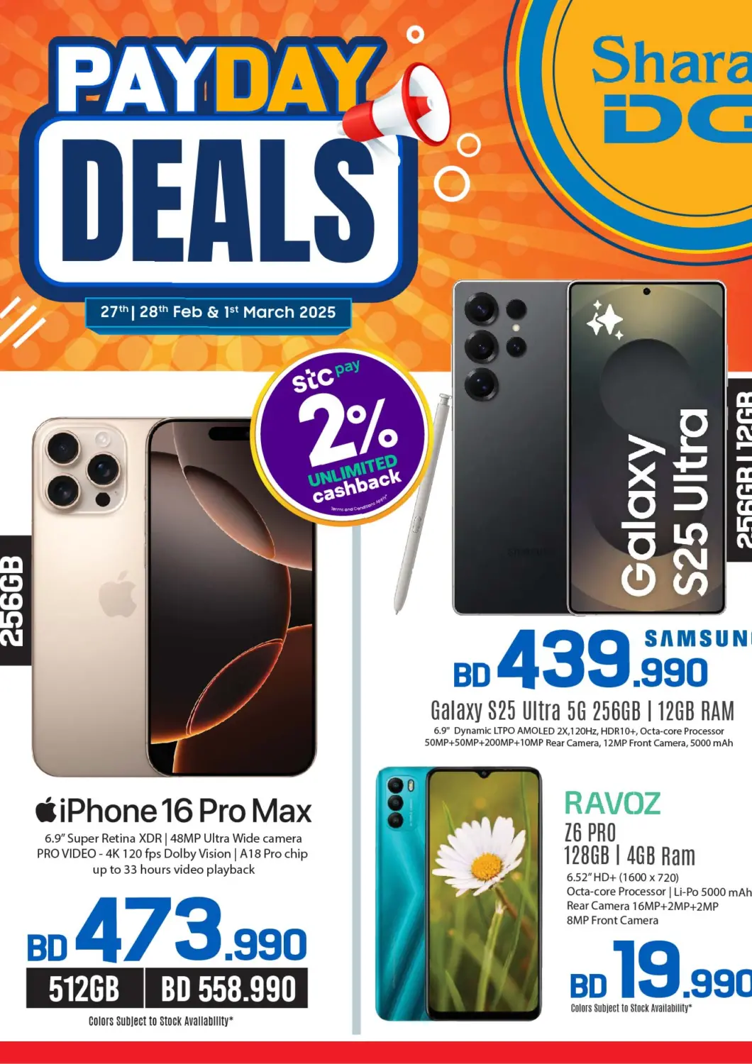 Bahrain Sharaf DG offers in D4D Online. Pay Day Deals. . Till 1st March