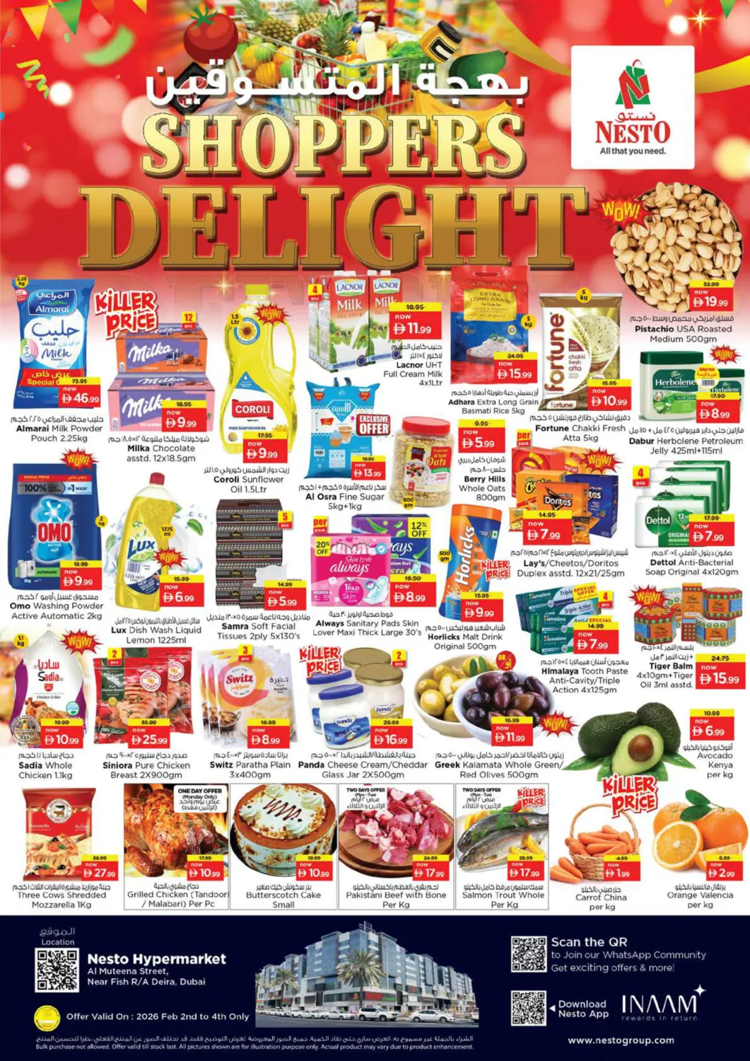 UAE - Dubai Nesto Hypermarket offers in D4D Online. Al Muteena street, Deira-Dubai. . Till 4th February