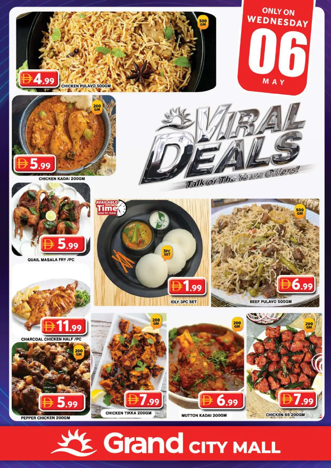 UAE - Dubai Grand Hyper Market offers in D4D Online. Grand City Mall - Dubai. . Only On 6th May