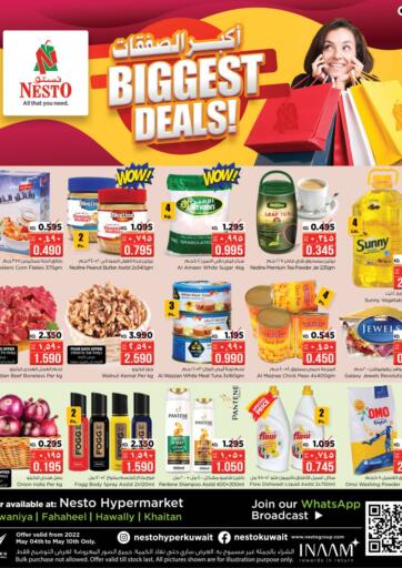 Kuwait - Kuwait City Nesto Hypermarkets offers in D4D Online. Biggest Deals!. . Till 10th May