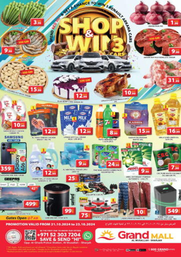 UAE - Sharjah / Ajman Grand Hyper Market offers in D4D Online. Al Musallah, Sharjah. . Till 23rd October