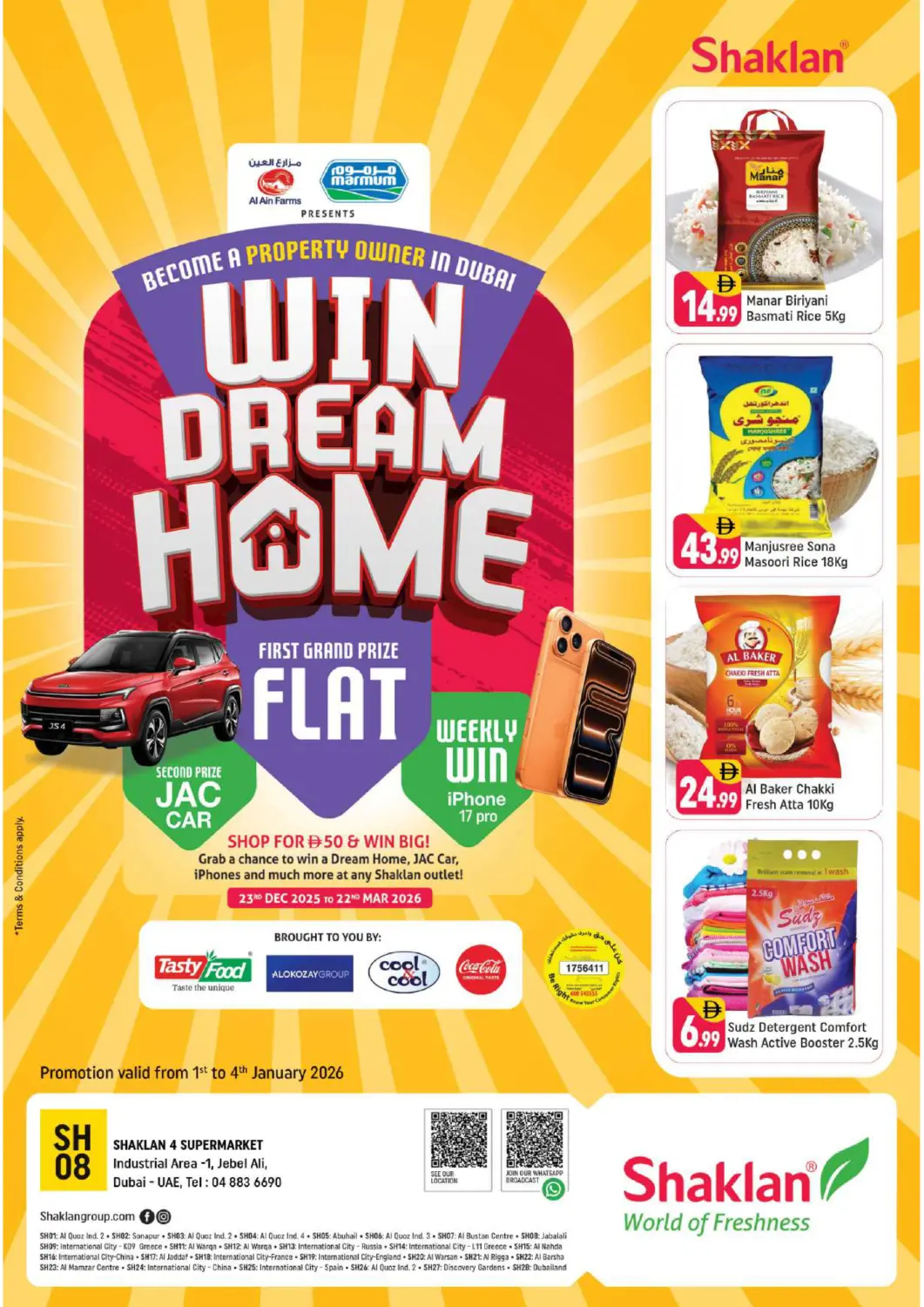 UAE - Dubai Shaklan  offers in D4D Online. Jebel Ali - Dubai. . Till 4th January