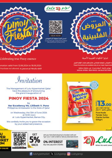 Qatar - Al-Shahaniya LuLu Hypermarket offers in D4D Online. Pinoy Fiesta. . Till 18th June