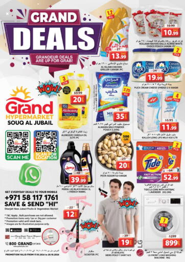 UAE - Sharjah / Ajman Grand Hyper Market offers in D4D Online. Souq Al Jubail , Sharjah. . Till 20th October