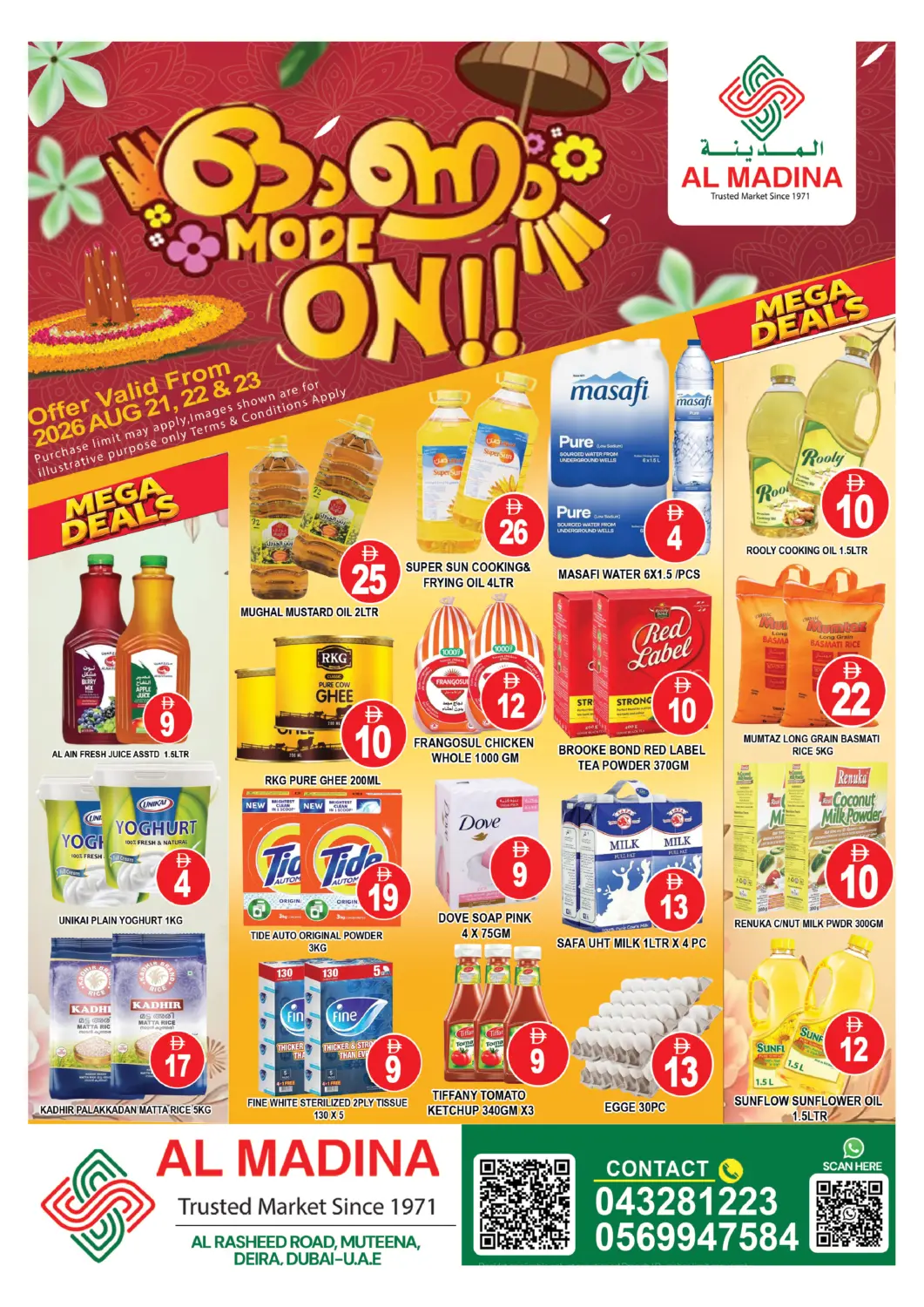 UAE - Dubai AL MADINA (Dubai) offers in D4D Online. Al Rasheed Road,Deira. . Till 23rd August
