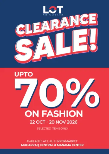 Clearance Sale! Upto 70% On Fashion