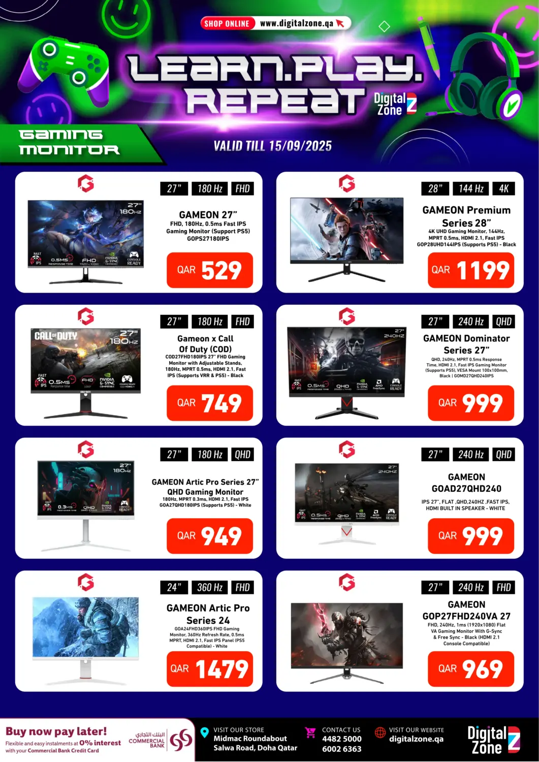 Qatar - Al Shamal Digital Zone Trading offers in D4D Online. Learn Play Repeat. . Till 15th September