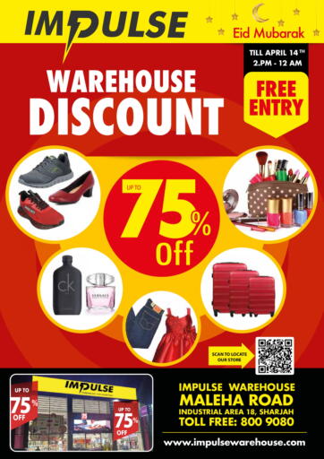 UAE - Sharjah / Ajman X~pressions Style offers in D4D Online. Warehouse Discount. . Till 14th April