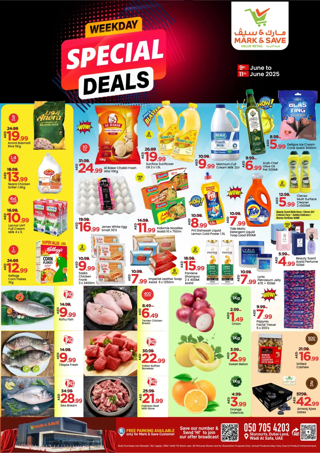 UAE - Sharjah / Ajman Mark & Save offers in D4D Online. Wadi Al Safa Dubai Land. . Till 11th June