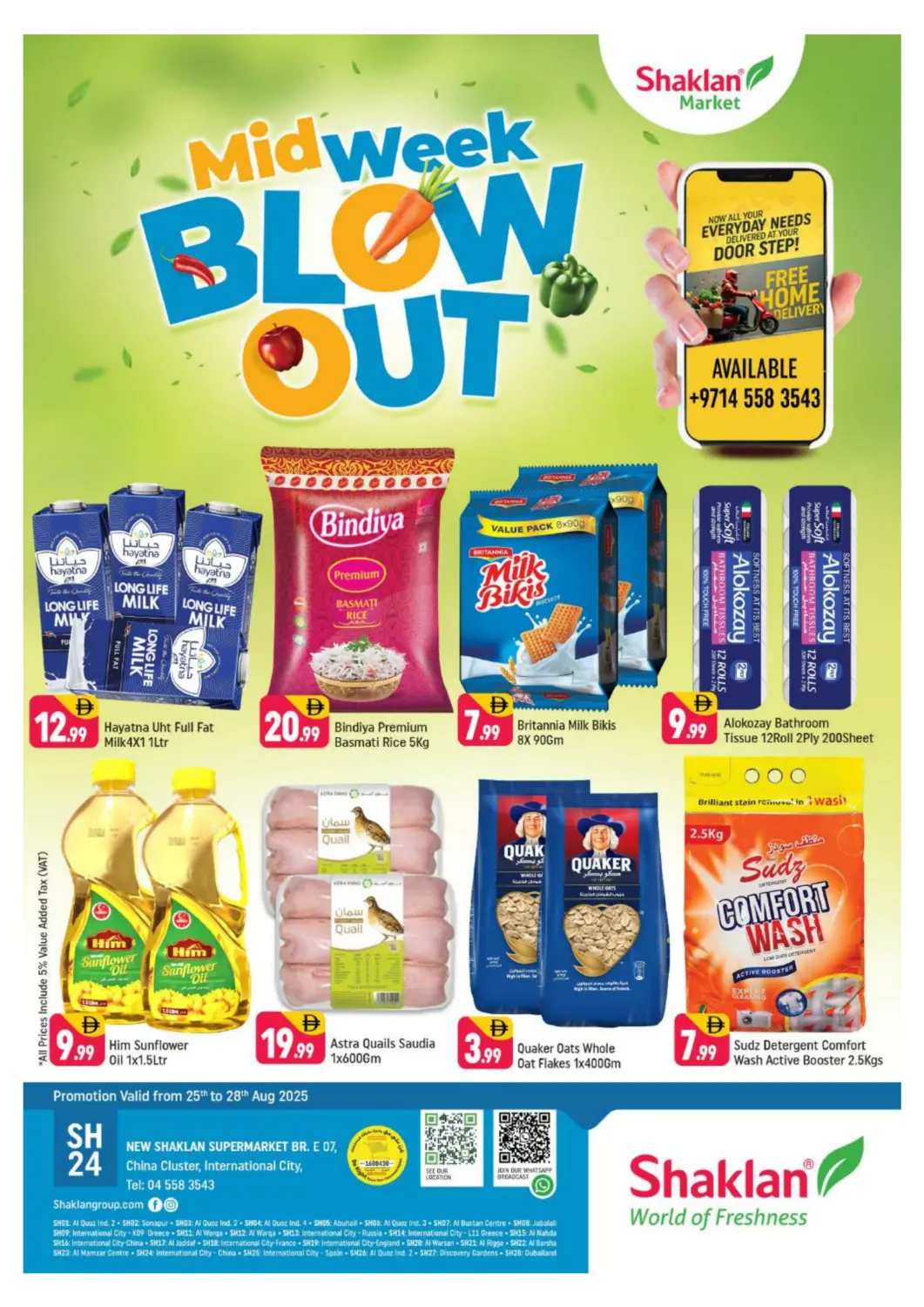 UAE - Dubai Shaklan  offers in D4D Online. China Cluster, IC, Dubai.. . Till 28th August