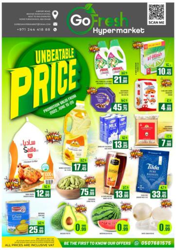 UAE - Abu Dhabi GO FRESH HYPERMARKET LLC offers in D4D Online. Unbeatable Price @Airport Road, Zayed City. . Till 20th June