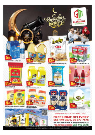 UAE - Sharjah / Ajman Azhar Al Madina Hypermarket offers in D4D Online. Al Nahda- Sharjah. . Till 9th April