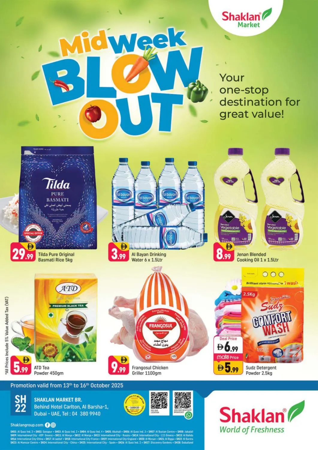 UAE - Dubai Shaklan  offers in D4D Online. Al Barsha 1 - Dubai. . Till 16th October