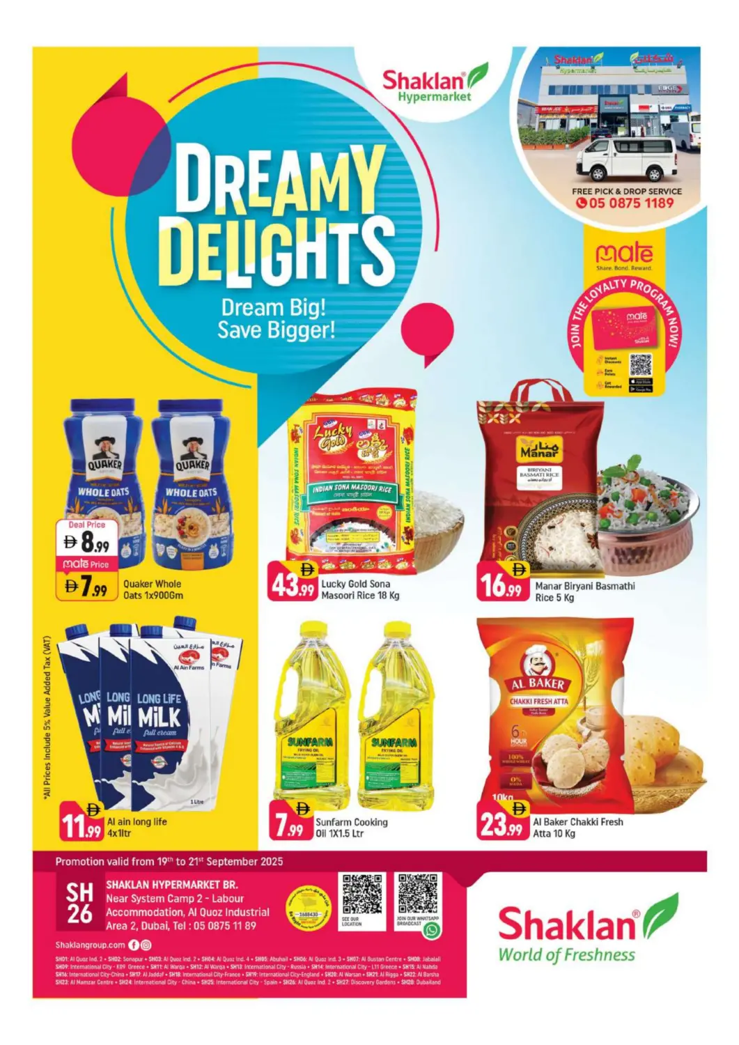 UAE - Dubai Shaklan  offers in D4D Online. Near System Camp 2 - Labour , Al Quoz Industrial Area 2. . Till 21st September