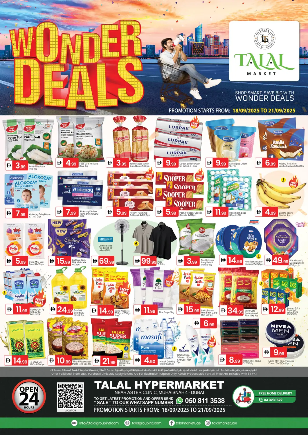 UAE - Dubai TALAL MARKET offers in D4D Online. Muhaisnah4 - Dubai. . Till 21st September