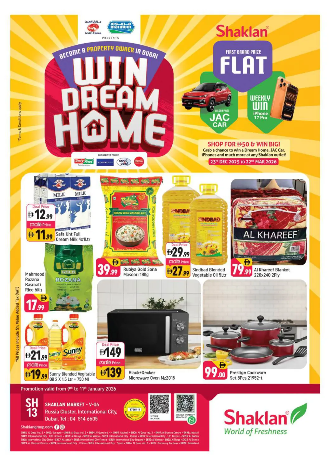 UAE - Dubai Shaklan  offers in D4D Online. V -06 Russia Cluster, IC, Dubai. . Till 11th January