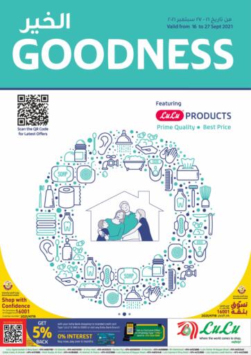 Qatar - Al-Shahaniya LuLu Hypermarket offers in D4D Online. Goodness. . Till 27th September