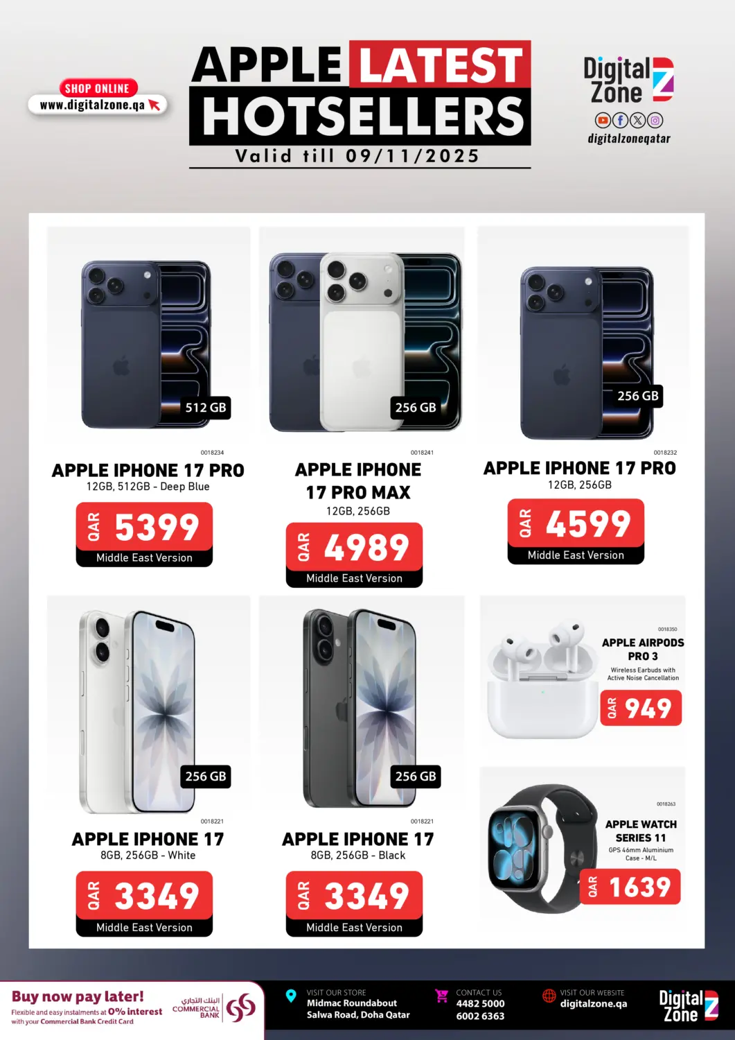 Qatar - Al Shamal Digital Zone Trading offers in D4D Online. iPhone 17 Hostellers. . Till 9th November