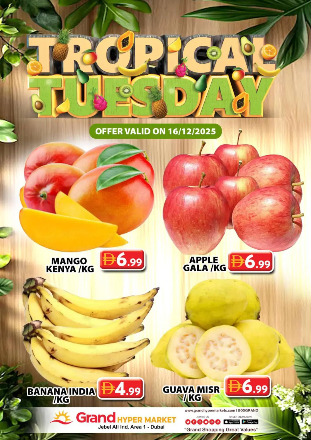 UAE - Dubai Grand Hyper Market offers in D4D Online. Jabel Ali industrial Area 1 - Dubai. . Only On 16th December