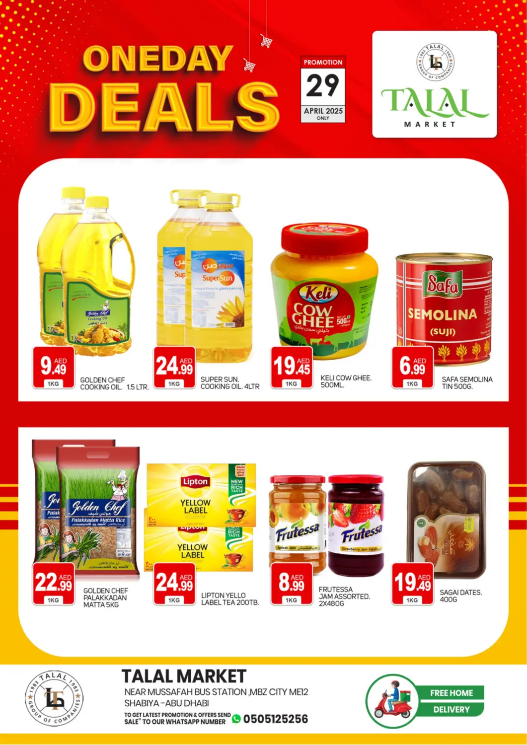 UAE - Dubai TALAL MARKET offers in D4D Online. Shabiya ME-12- Abu Dhabi. . Only On 29th April