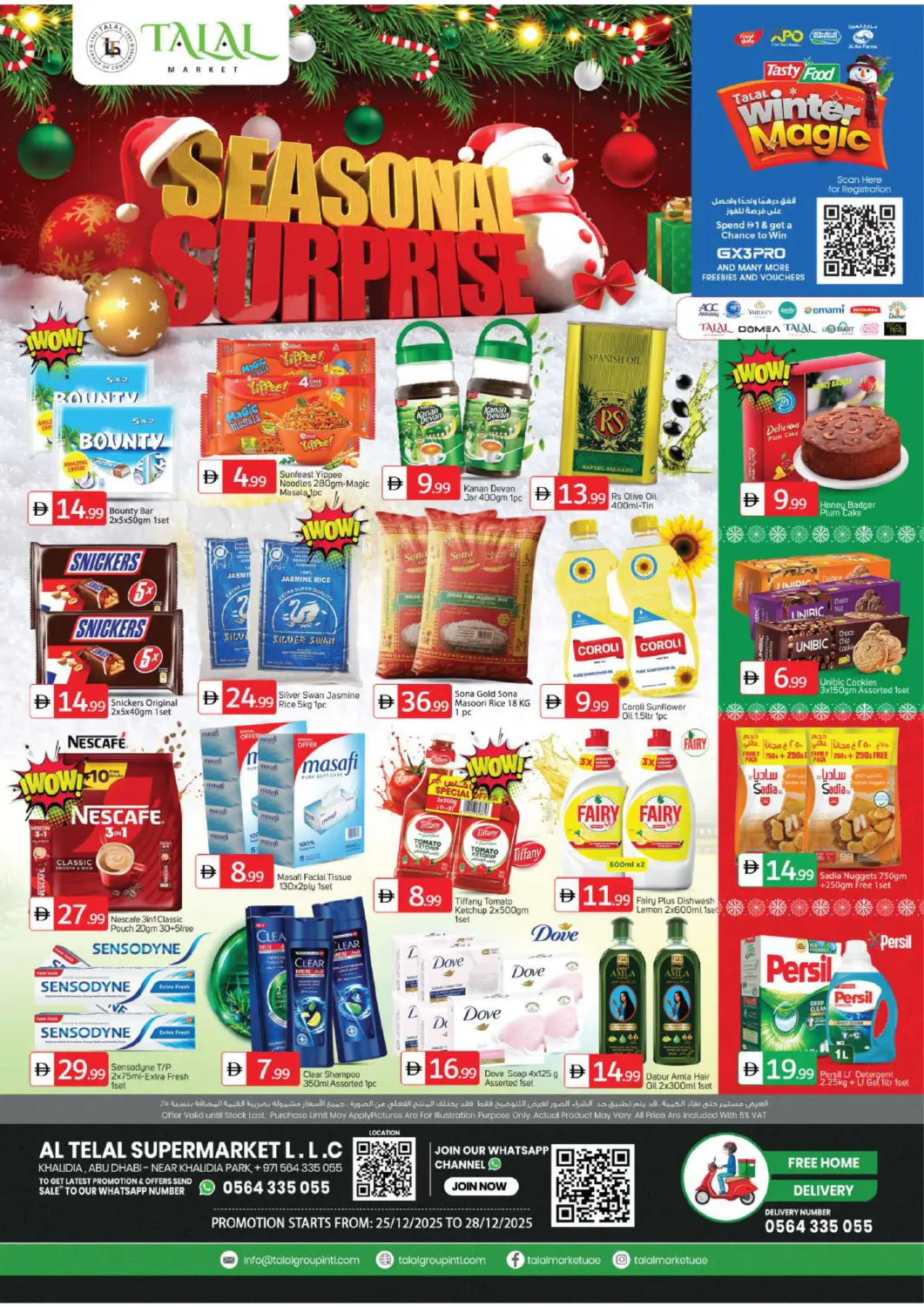UAE - Abu Dhabi TALAL MARKET offers in D4D Online. Khalidiyah- Abudabi. . Till 28th December