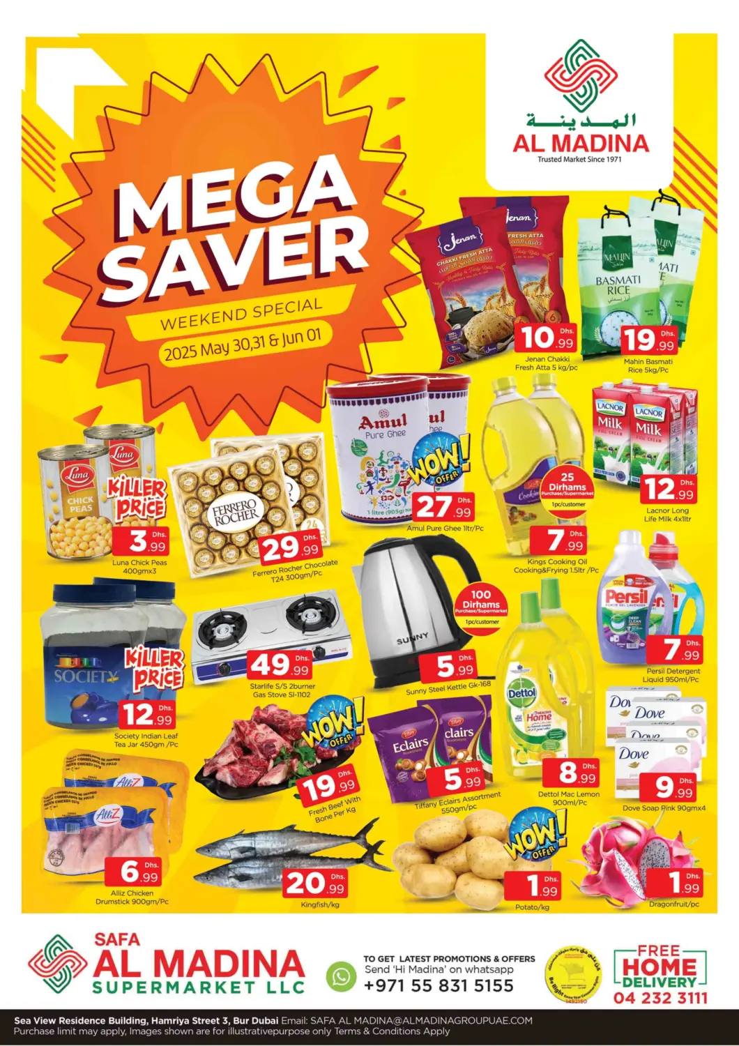 UAE - Dubai AL MADINA (Dubai) offers in D4D Online. Safa Al Madina - Burdubai. . Till 1st June