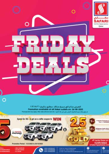 Qatar - Al Rayyan Safari Hypermarket offers in D4D Online. Friday Deals. . Only On 26th August