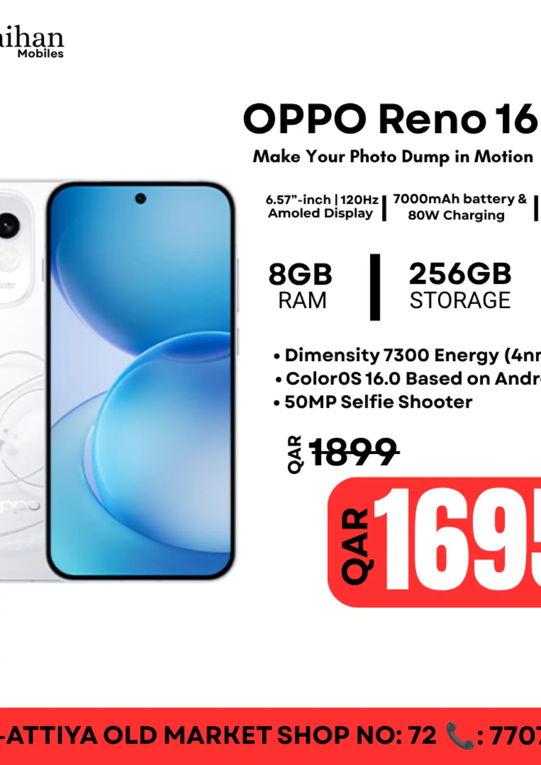 Qatar - Al Wakra Al Raihan Mobile offers in D4D Online. Special Offer. . Till 5th September