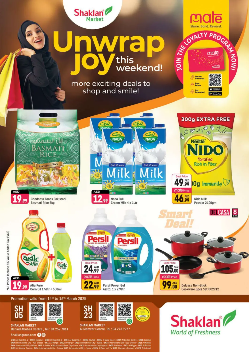 UAE - Dubai Shaklan  offers in D4D Online. Behind Abuhail Centre, Al Mamzar Centre- Dubai. . Till 16th March