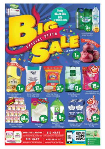 UAE - Abu Dhabi BIGmart offers in D4D Online. Mussafah - Big Sale. . Till 8th December