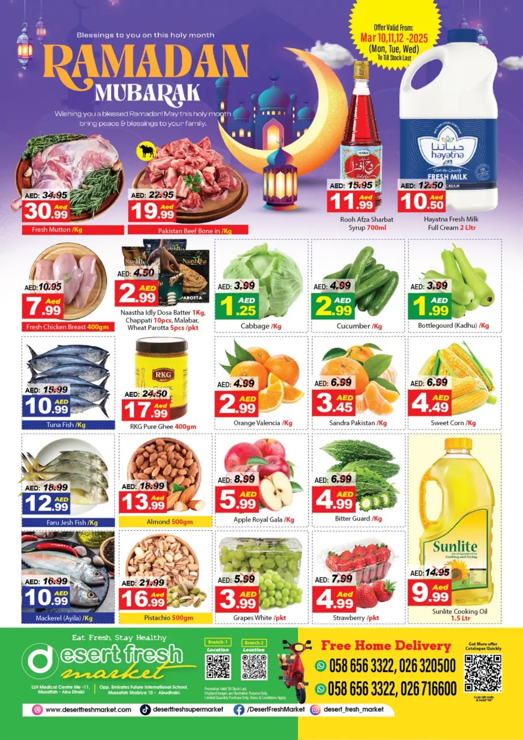 UAE - Abu Dhabi DESERT FRESH MARKET  offers in D4D Online. Ramadan Mubarak. . Till 12th March