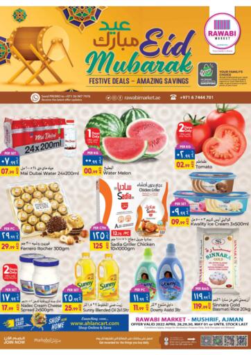 UAE - Sharjah / Ajman Rawabi Market Ajman offers in D4D Online. Mushrif, Ajman. . Till 1st May