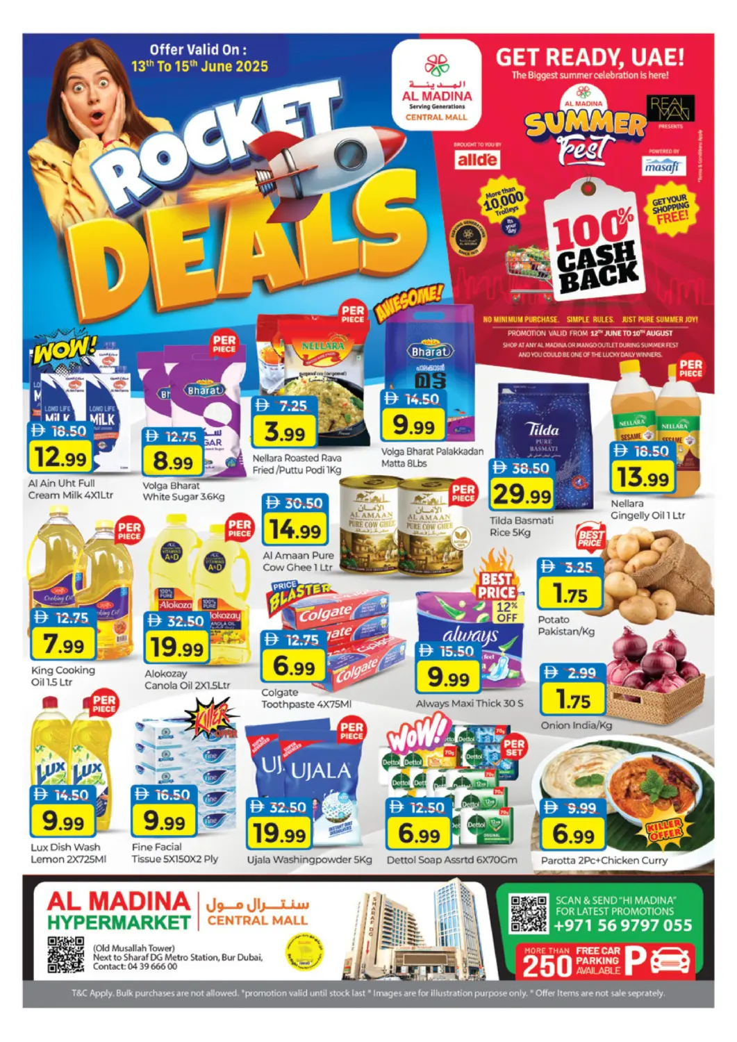 UAE - Dubai Al Madina  offers in D4D Online. Central Mall, Burdubai. . Till 15th June