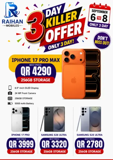 3 Day Killer Offer