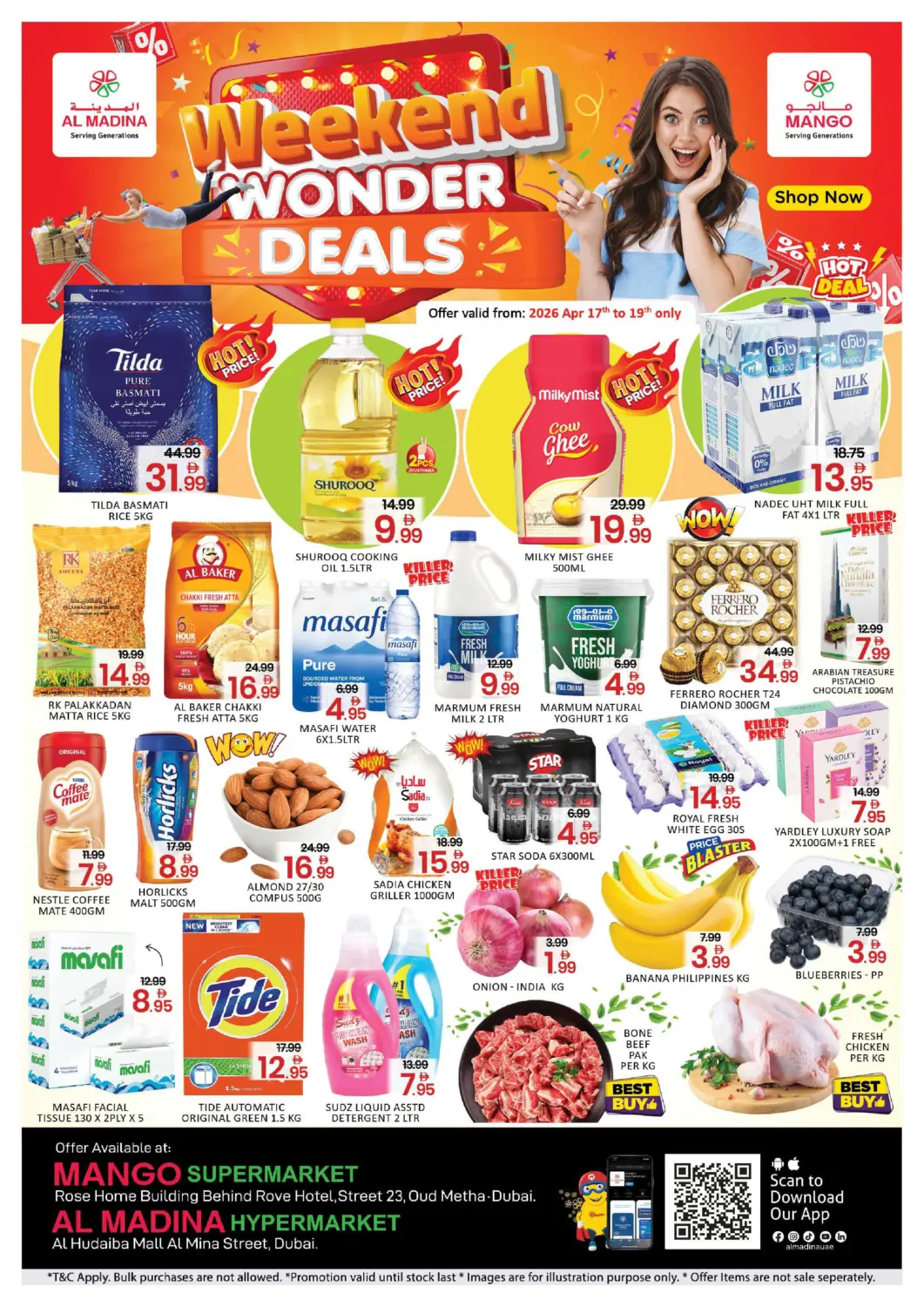 UAE - Dubai Al Madina  offers in D4D Online. Al Hudaiba Mall. . Till 19th April