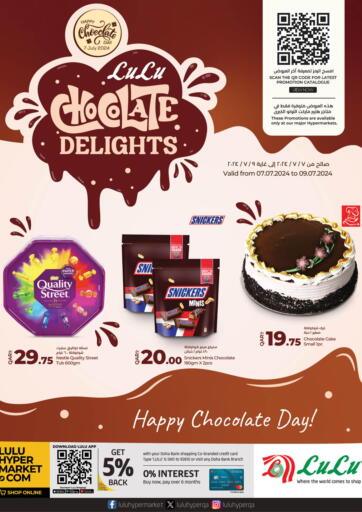 Qatar - Al Rayyan LuLu Hypermarket offers in D4D Online. Chocolate Delights. . Till 9th July
