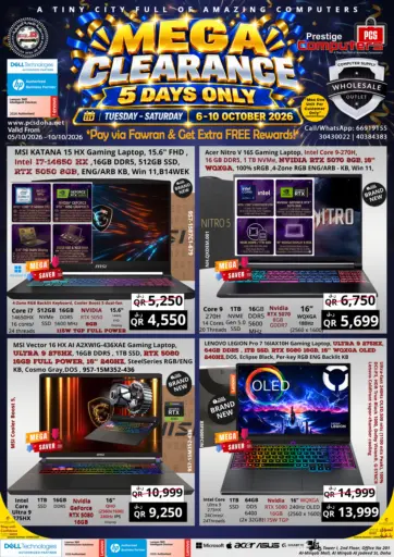Mega Clearance 5 Days Only
