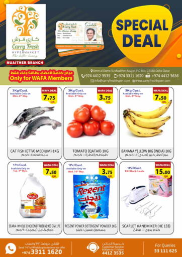 Qatar - Al Rayyan Carry Fresh Hypermarket offers in D4D Online. Special Deal @ Muaither. . Till 10th May