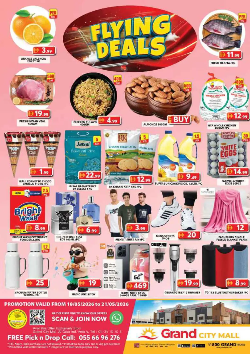 UAE - Dubai Grand Hyper Market offers in D4D Online. Grand City Mall -Dubai. . Till 21st May