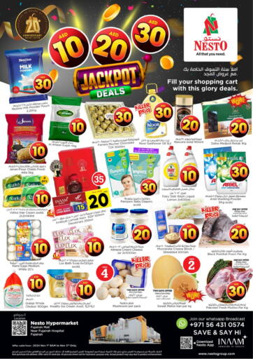 UAE - Sharjah / Ajman Nesto Hypermarket offers in D4D Online. Fujairah Mall- Fujairah. . Till 3rd November