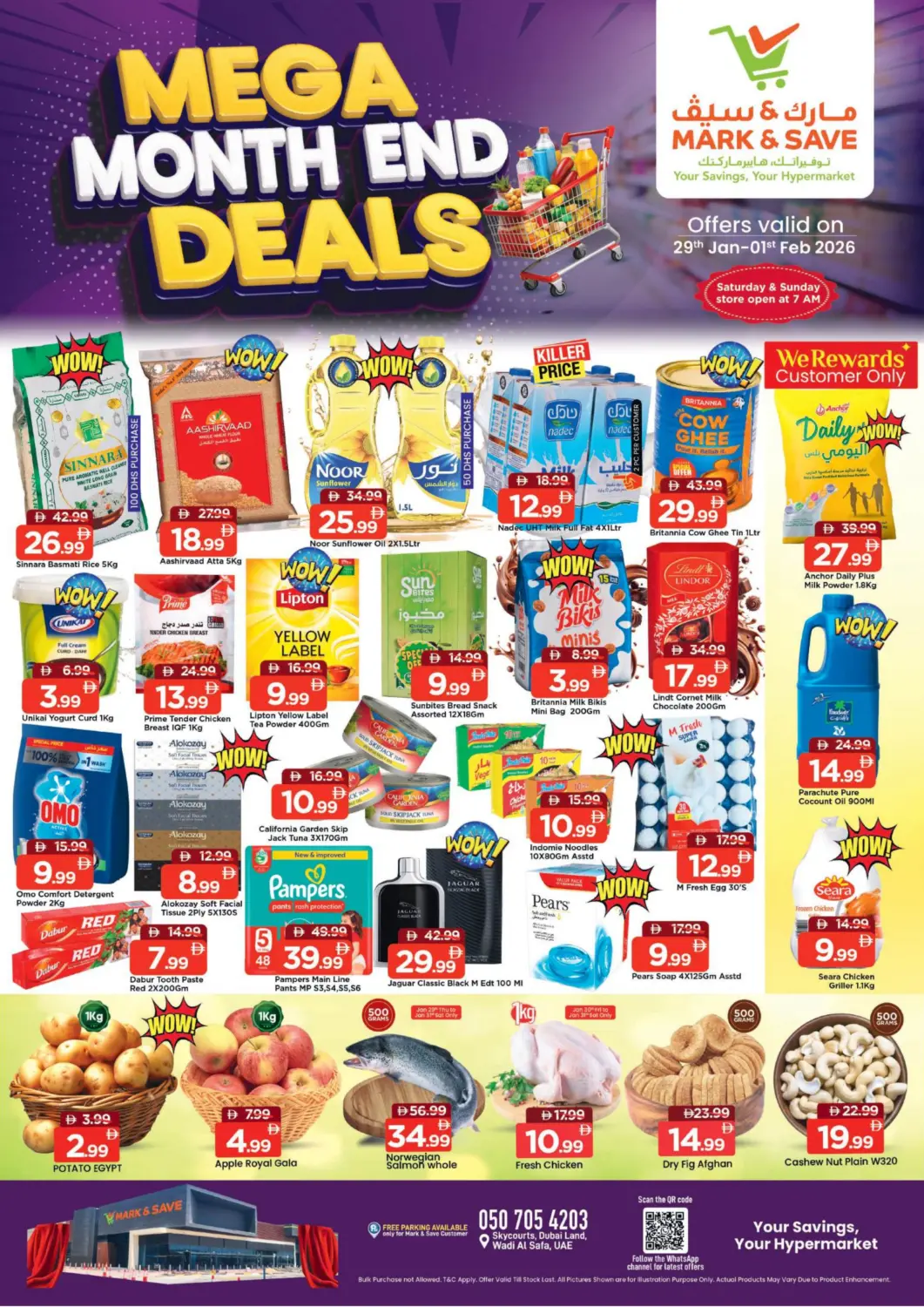 UAE - Dubai Mark & Save offers in D4D Online. Skycourts ,Wadi Al Safa 5. . Till 1st February