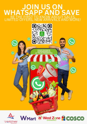 UAE - Sharjah / Ajman West Zone Supermarket offers in D4D Online. Join Us On Whatsapp And Save. . Till 31st December