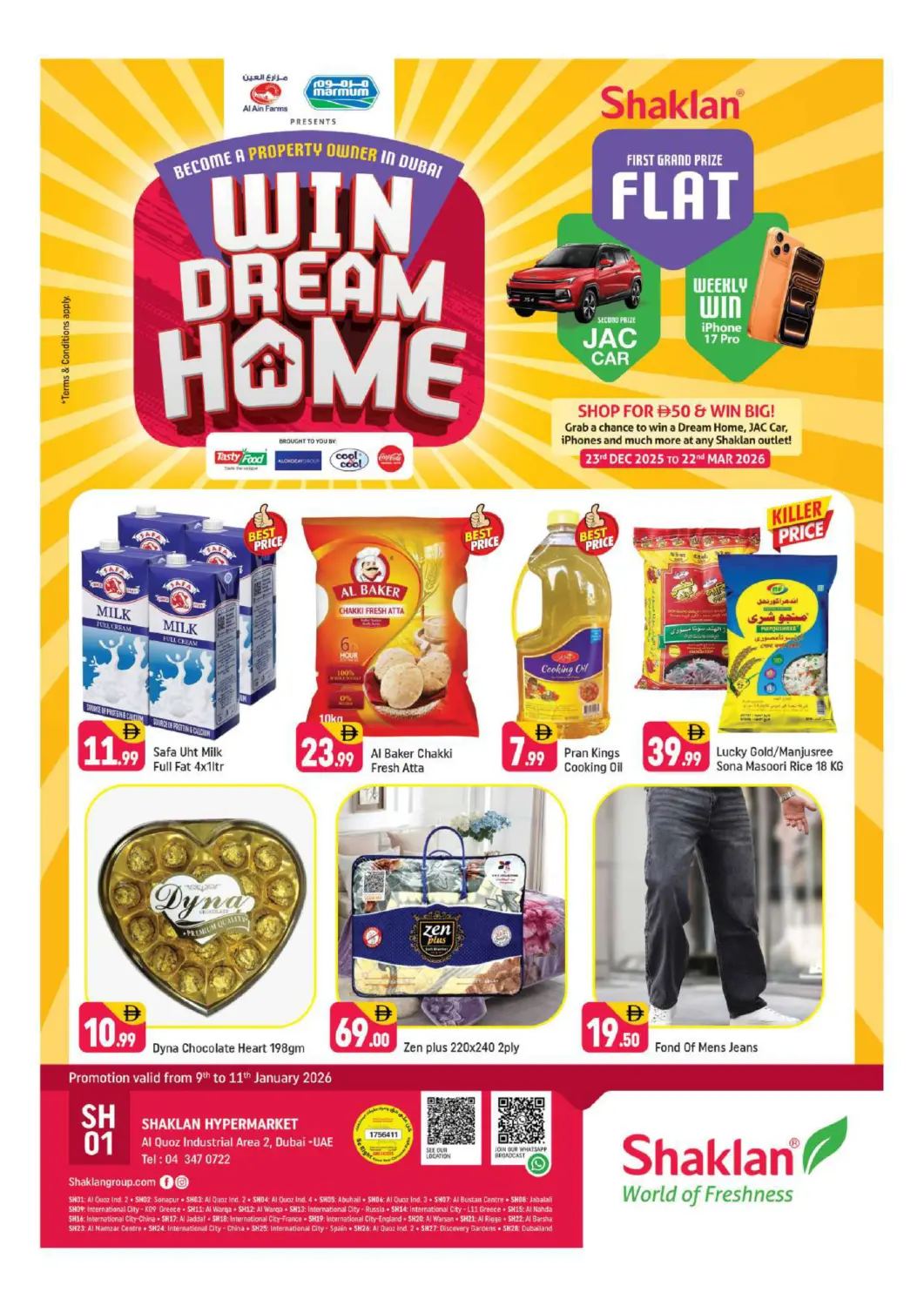 UAE - Dubai Shaklan  offers in D4D Online. Al Qouz Industrial Area 2-Dubai. . Till 11th January