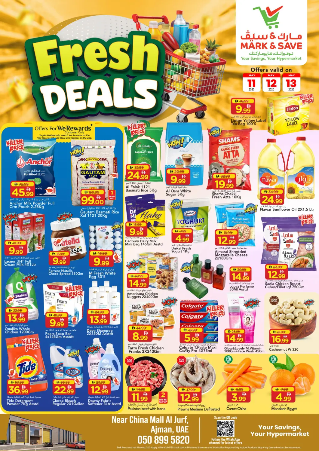 UAE - Sharjah / Ajman Mark & Save offers in D4D Online. Al Jurf ,Ajman. . Till 13th May